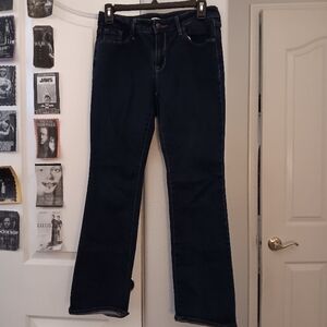 Old Navy Dark Blue Boot Cut Jeans